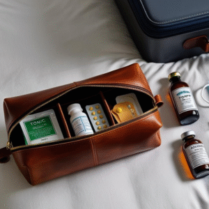 Medicines and First Aid Travel Pouch