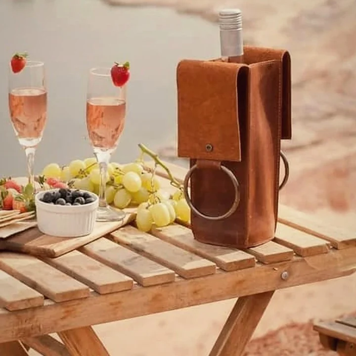 Leather Wine bottle holder